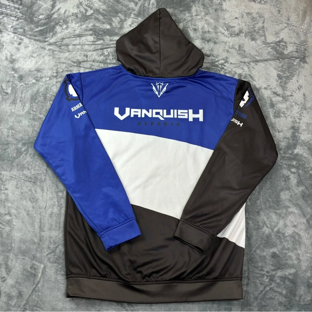 Vanquish Gaming E-Sports Arma Centrum Official Hoodie Size Large Colorblock